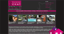 Desktop Screenshot of cap-ferret-immo.com